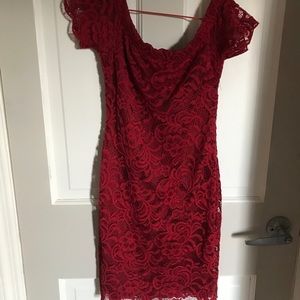 Red Lace Dress